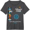 imageFantastic Four First Steps  Faux Multi TShirtDark Heather Grey