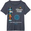 imageFantastic Four First Steps  Faux Multi TShirtHeather Blue