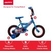 imageHuffy Disney and Marvel 1216 Inch Boys Bike for Kids Multiple Color Options and Designs Available Ideal for Ages 3 Years Old Removable Training Wheels Adjustable Seat Simple Coaster Brake12 Spidey and His Amazing Friends  Blue