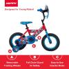 imageHuffy Disney and Marvel 1216 Inch Boys Bike for Kids Multiple Color Options and Designs Available Ideal for Ages 3 Years Old Removable Training Wheels Adjustable Seat Simple Coaster Brake12 Spidey and His Amazing Friends  Red