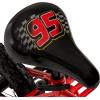 imageHuffy Disney and Marvel 1216 Inch Boys Bike for Kids Multiple Color Options and Designs Available Ideal for Ages 3 Years Old Removable Training Wheels Adjustable Seat Simple Coaster Brake12 Lightning Mcqueen  Red