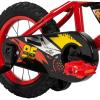 imageHuffy Disney and Marvel 1216 Inch Boys Bike for Kids Multiple Color Options and Designs Available Ideal for Ages 3 Years Old Removable Training Wheels Adjustable Seat Simple Coaster Brake12 Lightning Mcqueen  Red