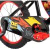 imageHuffy Disney and Marvel 1216 Inch Boys Bike for Kids Multiple Color Options and Designs Available Ideal for Ages 3 Years Old Removable Training Wheels Adjustable Seat Simple Coaster Brake16 Lightning Mcqueen  Black