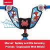 imageHuffy Disney and Marvel 1216 Inch Boys Bike for Kids Multiple Color Options and Designs Available Ideal for Ages 3 Years Old Removable Training Wheels Adjustable Seat Simple Coaster Brake12 Spidey and His Amazing Friends  Blue