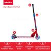 imageHuffy Disney and Marvel Light Up Kids Inline Scooters Multiple Color Options LED Lights Ages 5 Years Old Adjustable Handlebar Durable Steel Frame Foldable GirlsBoys 2WheelsRed SpiderMan