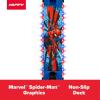 imageHuffy Disney and Marvel Light Up Kids Inline Scooters Multiple Color Options LED Lights Ages 5 Years Old Adjustable Handlebar Durable Steel Frame Foldable GirlsBoys 2WheelsBlue SpiderMan