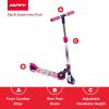 imageHuffy Disney and Marvel Light Up Kids Inline Scooters Multiple Color Options LED Lights Ages 5 Years Old Adjustable Handlebar Durable Steel Frame Foldable GirlsBoys 2WheelsPurple Princess