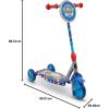 imageHuffy Disney and Marvel Toddler Kids 3Wheel Scooters Multiple Color Options Ages 3 Years Old Durable Steel Frame Portable GirlsBoys NonSlip Deck Character GraphicsPaw Patrol