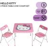 imageIdea Nuova Marvel Spiderman 3 Piece Childrens Activity Square Table and Chair Set Ages 3 NN201039Hello Kitty