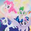 imageIdea Nuova Marvel Spiderman 3 Piece Childrens Activity Square Table and Chair Set Ages 3 NN201039My Little Pony