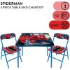 imageIdea Nuova Marvel Spiderman 3 Piece Childrens Activity Square Table and Chair Set Ages 3 NN201039Spiderman