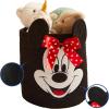 imageIdea Nuova Marvel Spiderman Rope Storage Basket  10 x 10 Figural Organizer Bin Soft ampamp Durable for Kids Room Toys Laundry or Nursery DcorMinnie Mouse
