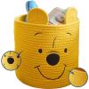 imageIdea Nuova Marvel Spiderman Rope Storage Basket  10 x 10 Figural Organizer Bin Soft ampamp Durable for Kids Room Toys Laundry or Nursery DcorWinnie the Pooh