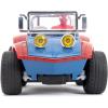 imageJada SpiderMan Buggy RC with NonRemovable SpiderMan Figure  7quot Turbo Button FullFunction Remote Control Ages 6 RedBlue
