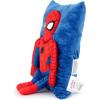 imageJay Franco Marvel Spiderman 3D Snuggle Pillow  Super Soft  Measures 15 Inches Official Marvel ProductBlue  Spiderman