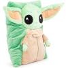 imageJay Franco Marvel Spiderman 3D Snuggle Pillow  Super Soft  Measures 15 Inches Official Marvel ProductGreen  Mandalorian