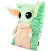 imageJay Franco Marvel Spiderman 3D Snuggle Pillow  Super Soft  Measures 15 Inches Official Marvel ProductGreen  Mandalorian
