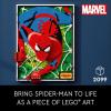 imageLEGO Art The Amazing SpiderMan 31209 Build ampamp Display Home Decor Wall Art Kit Nostalgic Super Hero Gift for Adults or Back to School Gift for Teen SpiderMan Fans