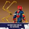 imageLEGO Marvel Iron SpiderMan Construction Figure Building Toy  Kids Pretend Play Posable Action Figures for Boys ampamp Girls Ages 8  Gift for Birthdays  76298