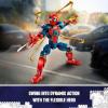 imageLEGO Marvel Iron SpiderMan Construction Figure Building Toy  Kids Pretend Play Posable Action Figures for Boys ampamp Girls Ages 8  Gift for Birthdays  76298