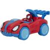 imageMARVEL Spidey and His Amazing Friends SpideyRex Racer  8Inch Vehicle with Sounds that Transforms from Vehicle Into Dinosaur