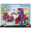 imageMARVEL Spidey and His Amazing Friends SpideyRex Racer  8Inch Vehicle with Sounds that Transforms from Vehicle Into Dinosaur