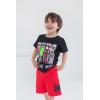 imageMarvel Avengers SpiderMan 3 Piece Outfit Set TShirt Tank Top ShortsBlack Red Grey