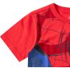 imageMarvel Avengers SpiderMan Boys TShirt and Short Set for Toddler and Little Kids  BlueRedRedBlue