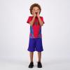 imageMarvel Avengers SpiderMan Boys TShirt and Short Set for Toddler and Little Kids  BlueRedRedBlue