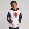 imageMarvel Boys Spiderman Classic Spidey Circle Queens Pullover HoodieWhiteNavy