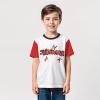 imageMarvel Boys Spiderman Classic Spidey Express Drop Shoulder Crew TeeWhiteRed