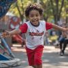 imageMarvel Boys Spiderman Classic Spidey Express Drop Shoulder Crew TeeWhiteRed