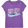 imageMarvel Girls Spiderman Classic Sparkle Gwen Princess TeePurple Berry