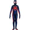 imageMarvel Miles Morales SpiderMan Official Youth Deluxe Zentai Costume  Stretch Spandex with Hidden Zippers and Wrist SlitsXs 4