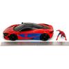 imageMarvel SpiderMan 124 McLaren 720S DieCast Car ampamp 275quot Miles Morales Figure Toys for Kids and Adults