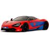 imageMarvel SpiderMan 124 McLaren 720S DieCast Car ampamp 275quot Miles Morales Figure Toys for Kids and Adults