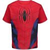 imageMarvel SpiderMan 4 Pack Pullover TShirts Toddler to Big KidSpiderman