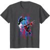 imageMarvel SpiderMan Across the SpiderVerse Miles and Gwen TShirtDark Heather Grey