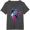 imageMarvel SpiderMan Across the SpiderVerse Miles and Gwen TShirtDark Heather Grey