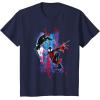 imageMarvel SpiderMan Across the SpiderVerse Miles and Gwen TShirtNavy Blue