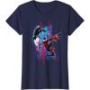 imageMarvel SpiderMan Across the SpiderVerse Miles and Gwen TShirtNavy Blue