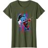 imageMarvel SpiderMan Across the SpiderVerse Miles and Gwen TShirtOlive Green