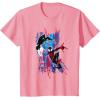 imageMarvel SpiderMan Across the SpiderVerse Miles and Gwen TShirtPink