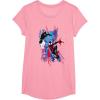 imageMarvel SpiderMan Across the SpiderVerse Miles and Gwen TShirtPink