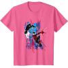 imageMarvel SpiderMan Across the SpiderVerse Miles and Gwen TShirtPink Heather