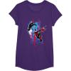 imageMarvel SpiderMan Across the SpiderVerse Miles and Gwen TShirtPurple