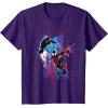 imageMarvel SpiderMan Across the SpiderVerse Miles and Gwen TShirtPurple