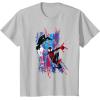 imageMarvel SpiderMan Across the SpiderVerse Miles and Gwen TShirtSilver Grey