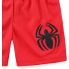 imageMarvel SpiderMan Boys 4 Piece Mix and Match Tshirts and Shorts Set for ToddlersGrey