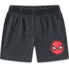 imageMarvel SpiderMan Boys 4 Piece Mix and Match Tshirts and Shorts Set for ToddlersGrey